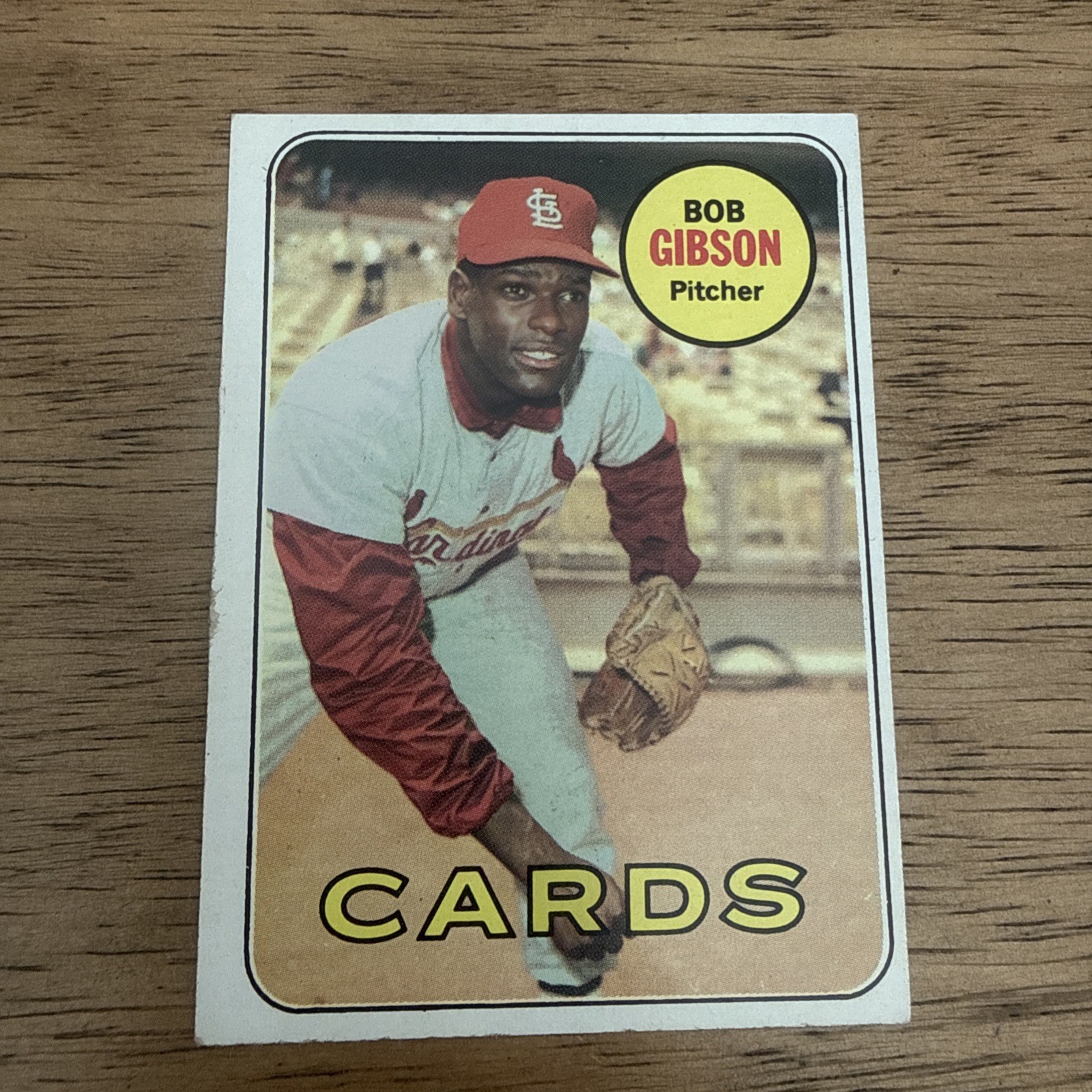 1969 Topps Baseball Bob Gibson St. Louis Cardinals HOFer #200 EXMT 1969 Topps Baseball Bob Gibson St. Louis Cardinals HOFer #200 EXMT