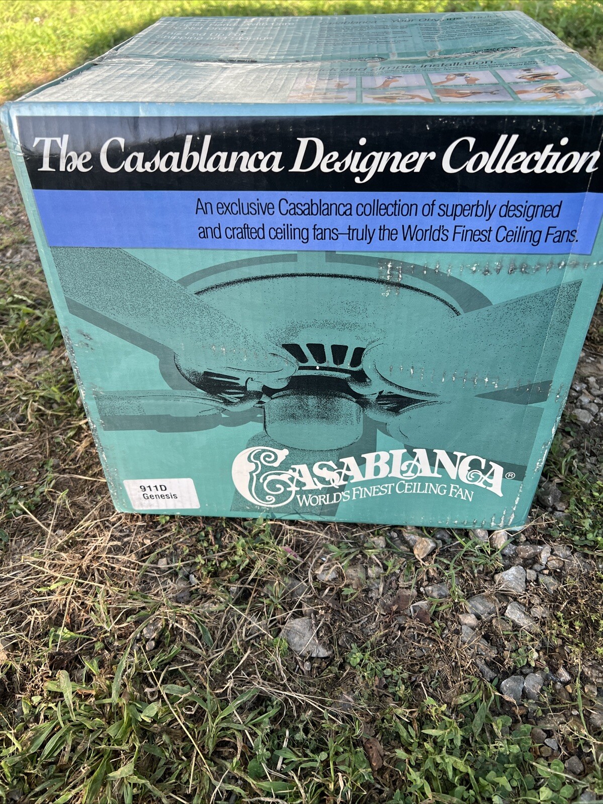 Casablanca Genesis Series 911D Snow White Motor 3 Speed Pull Chain