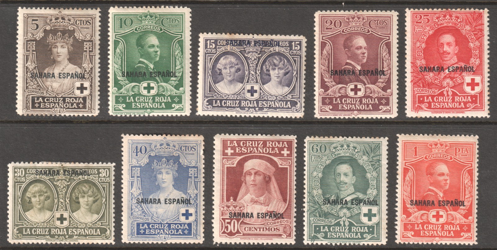 SPANISH SAHARA 1926 RED CROSS SPANISH SAHARA 1926 RED CROSS