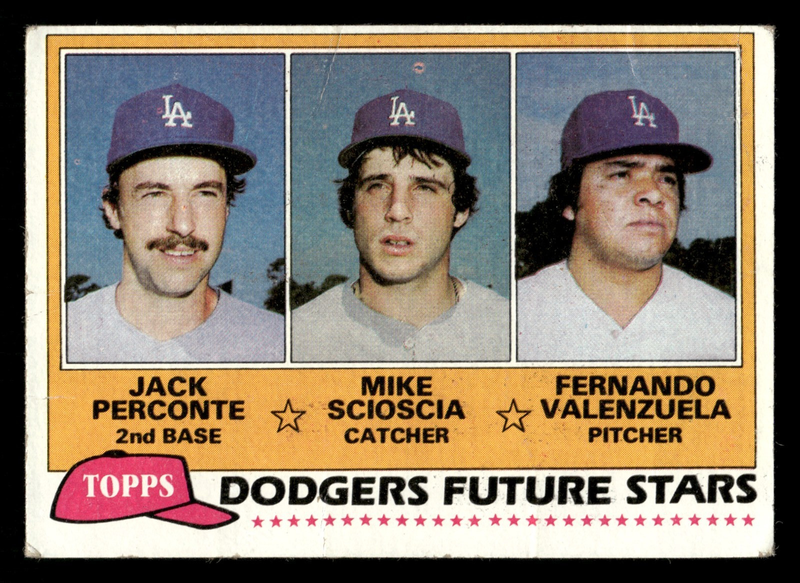 1981 Topps Baseball Card #302 Los Angeles Dodgers Fernando Valenzuela 1981 Topps Baseball Card #302 Los Angeles Dodgers Fernando Valenzuela