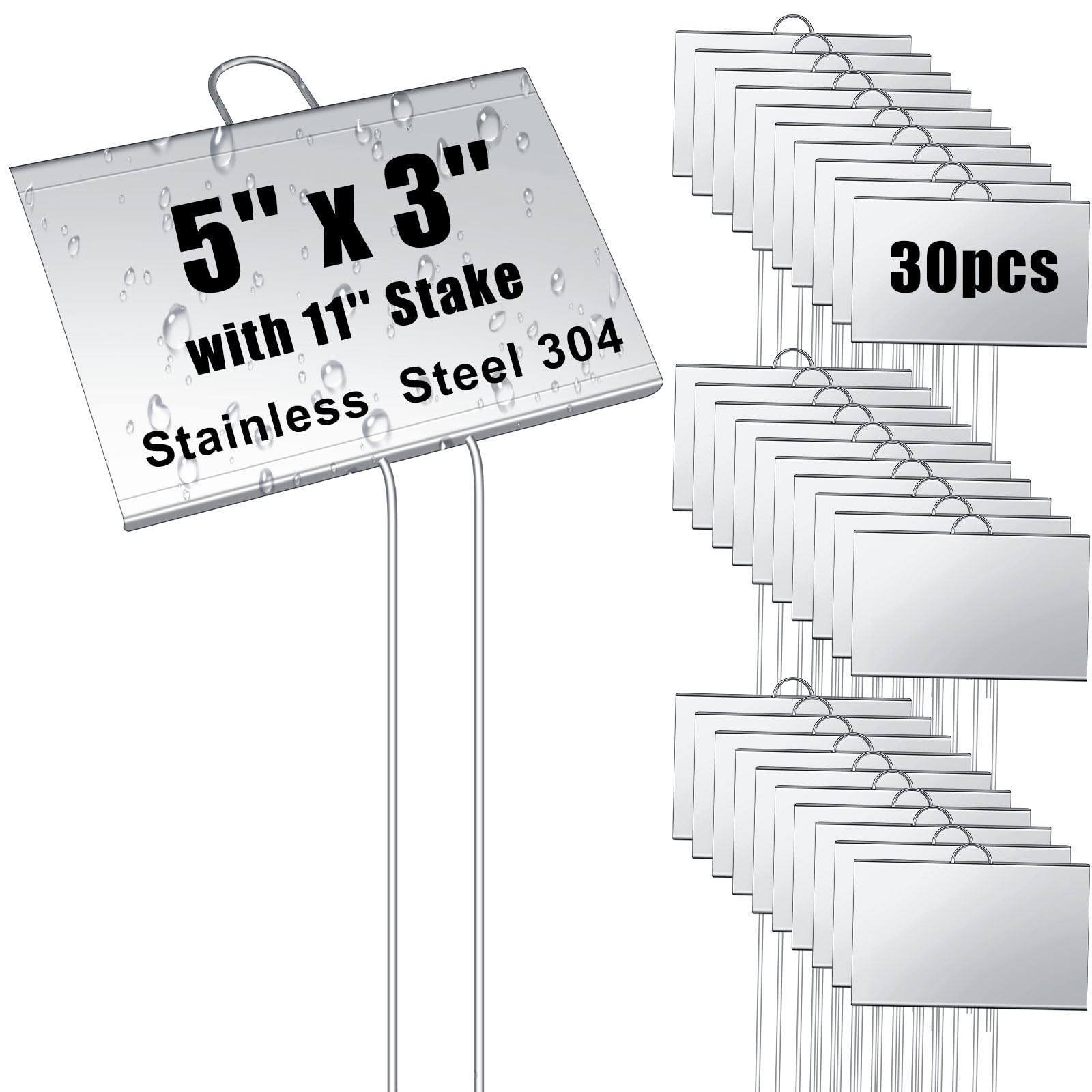 30 Pcs Large Plant Markers - 5\ 30 Pcs Large Plant Markers - 5\