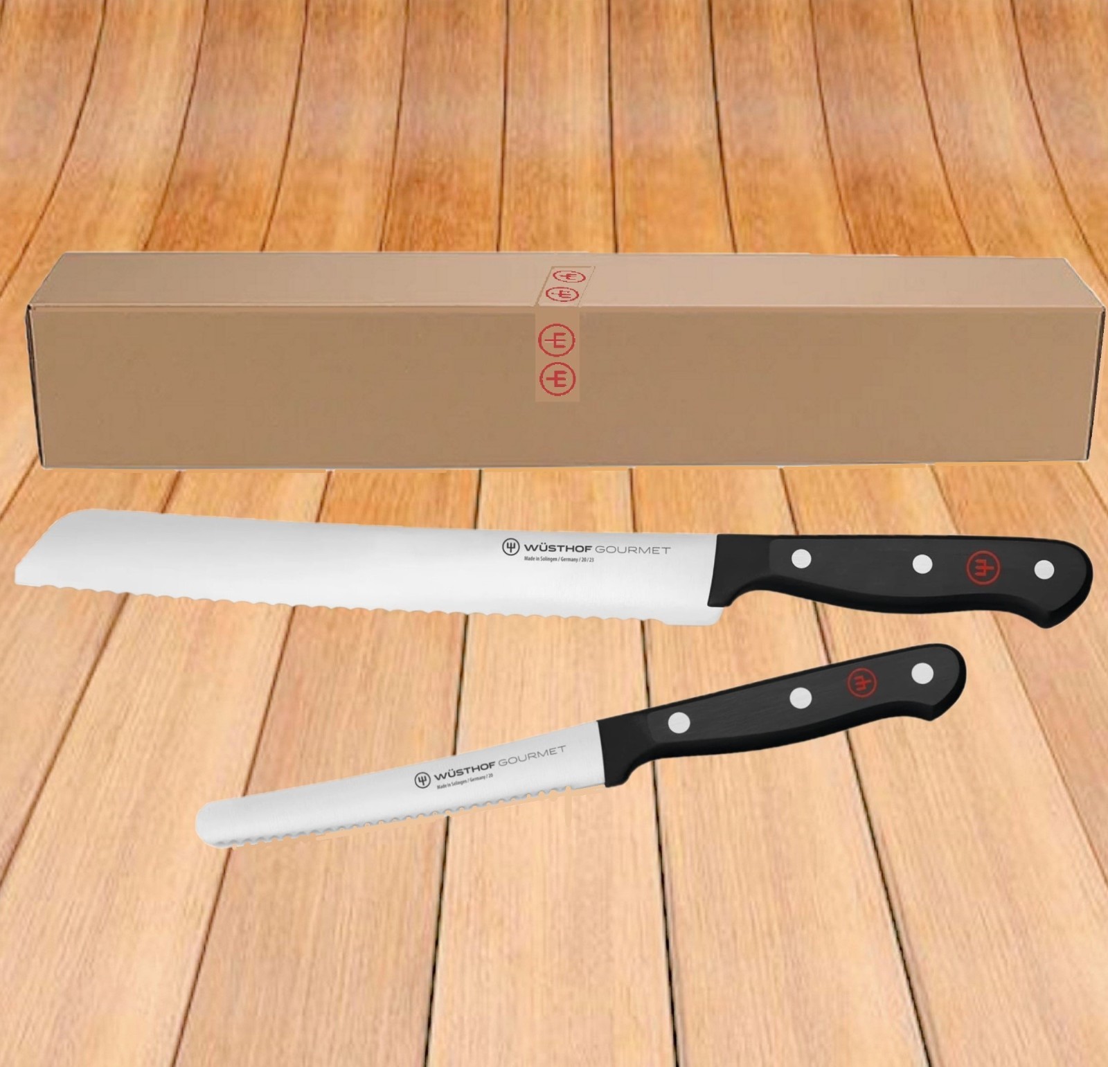 WUSTHOF Gourmet 2-Pc Serrated Knife Set  8