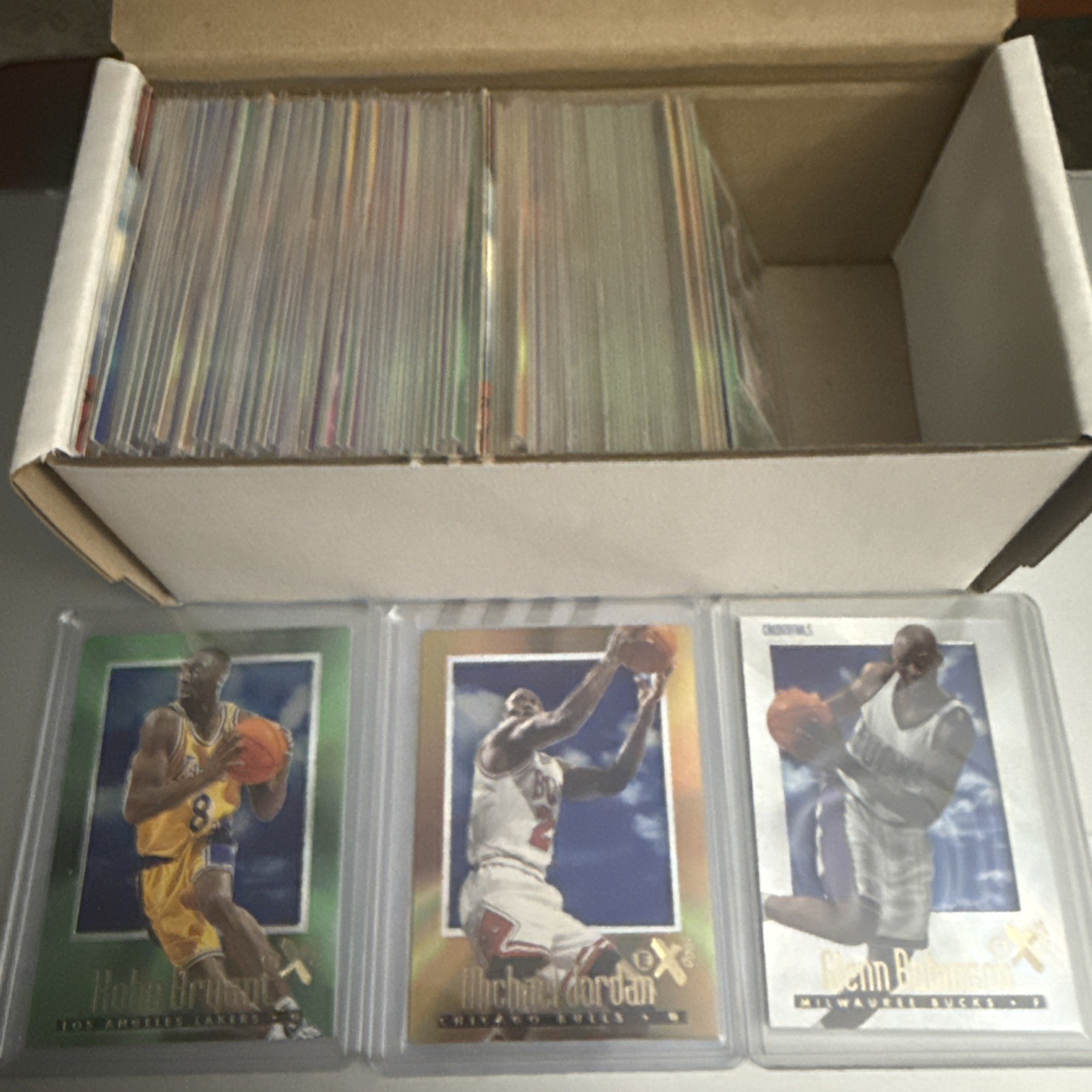 1996-97 Skybox E-X2000 Complete Set Jordan Kobe Iverson RC + Robinson Credential