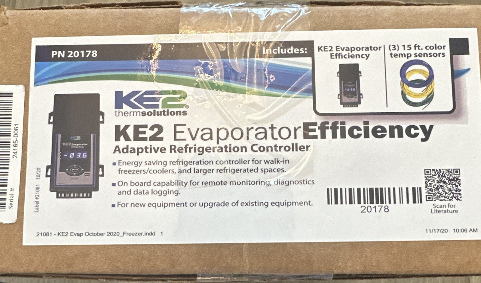 KE2 thermsolutions KE2 Evaporator Efficiency Refrigeration Controller 10A/20A 2… KE2 thermsolutions KE2 Evaporator Efficiency Refrigeration Controller 10A/20A 2…