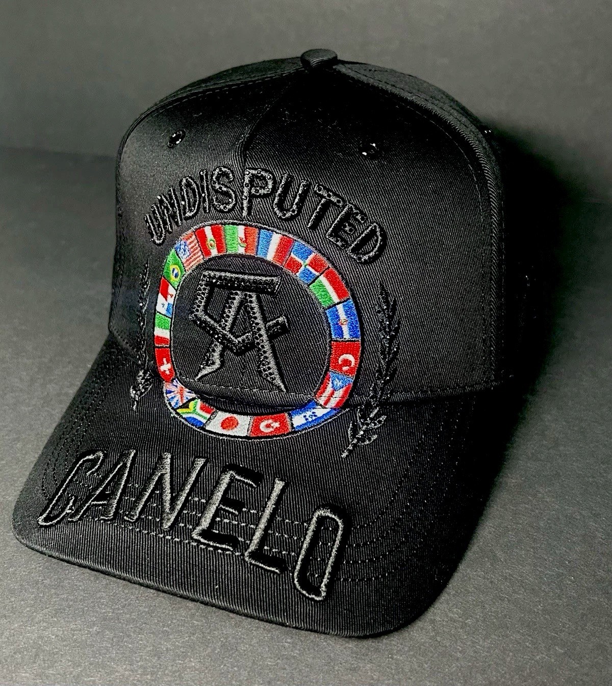 Dandy Hats X Canelo | Saúl Alvarez |Undisputed Black Boxing Cap Hat Dandy Hats X Canelo | Saúl Alvarez |Undisputed Black Boxing Cap Hat