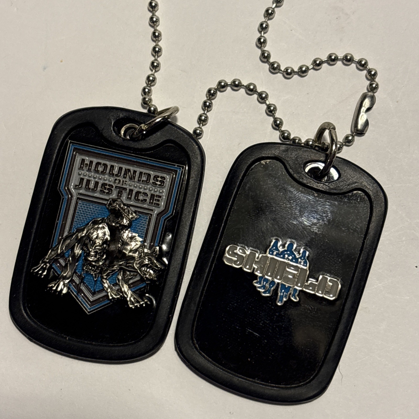 WWE The Shield Army Tags - Roman Reigns,Seth Rollins,& Dean Ambrose - Excellent WWE The Shield Army Tags - Roman Reigns,Seth Rollins,& Dean Ambrose - Excellent