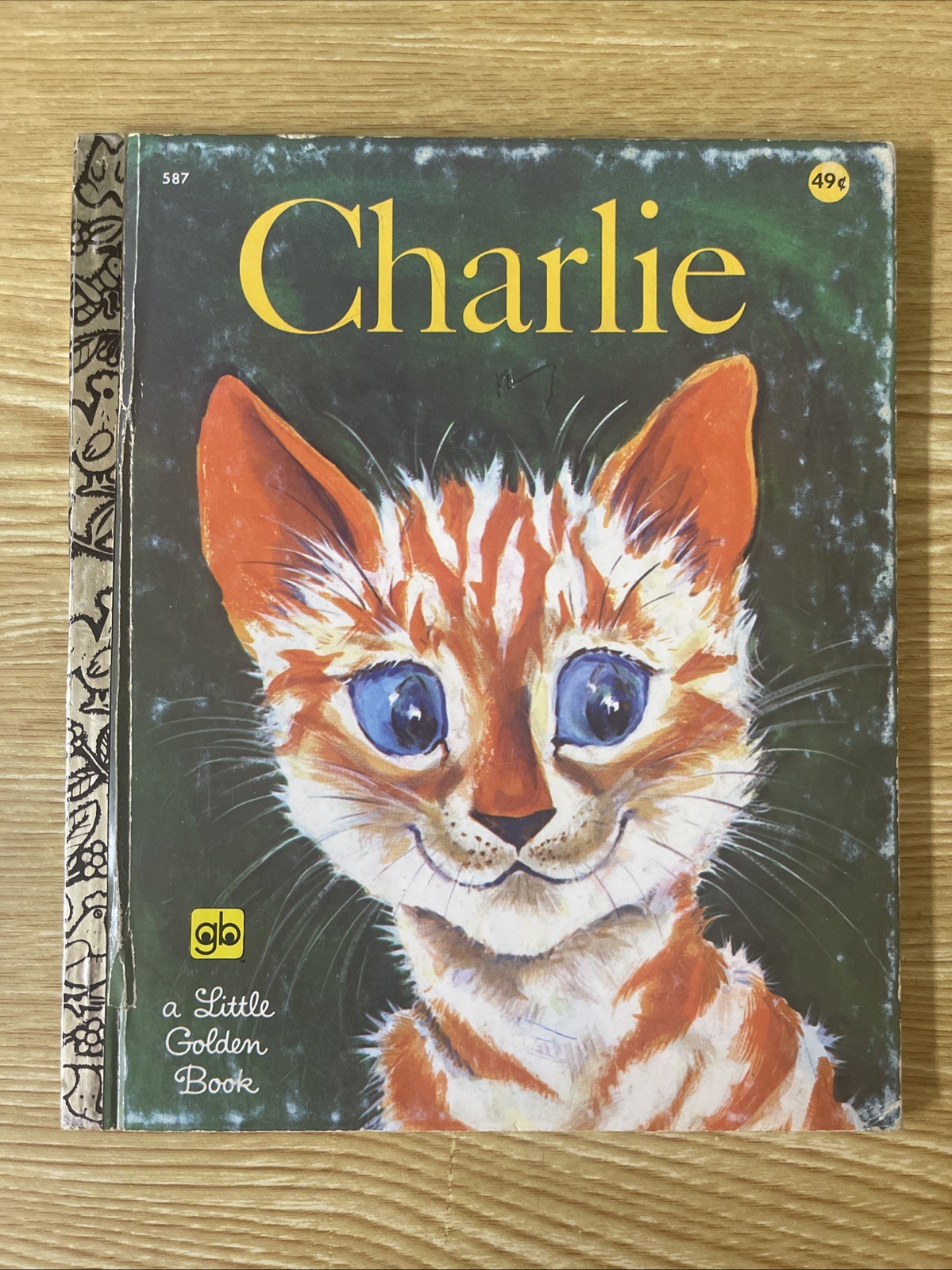 Vintage 1975 Little Golden Book Charlie #587 Cat Story Lillian Obligado 2nd Prnt Vintage 1975 Little Golden Book Charlie #587 Cat Story Lillian Obligado 2nd Prnt