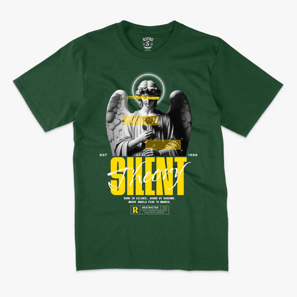 Men’s Graphic T-Shirt Silent Theory Tee Streetwear Cotton Crew Neck Tee