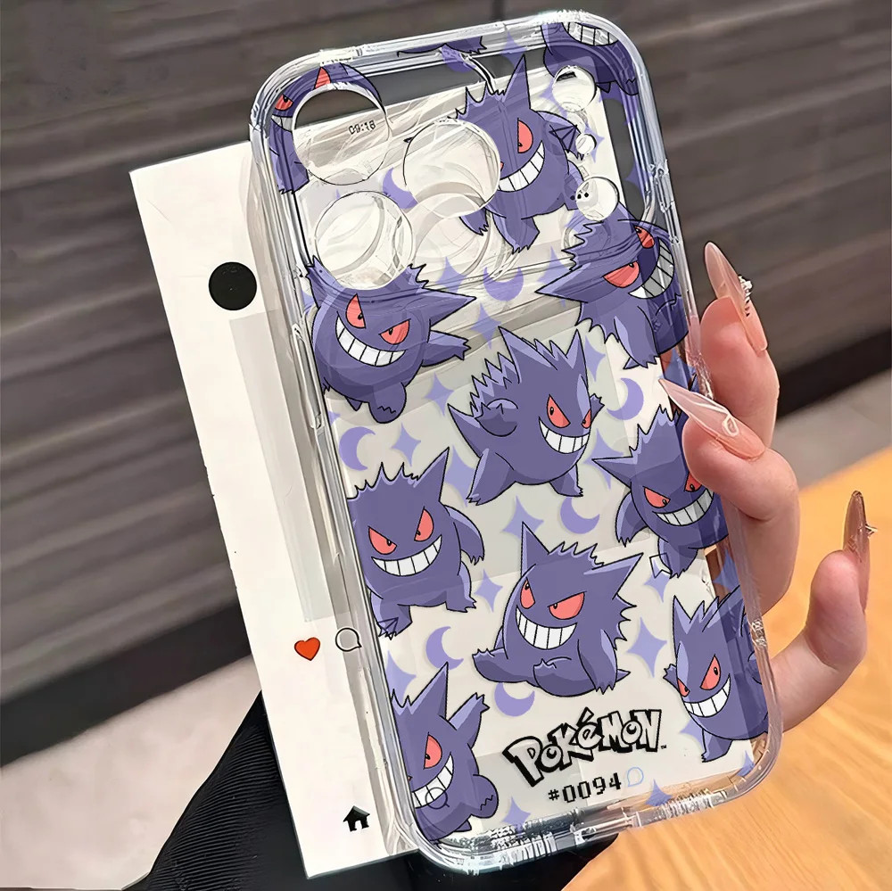 Pokemon iPhone Case 17 17e 16 16e 15 14 13 12 11 Pro Max Clear Cover Pokemon iPhone Case 17 17e 16 16e 15 14 13 12 11 Pro Max Clear Cover