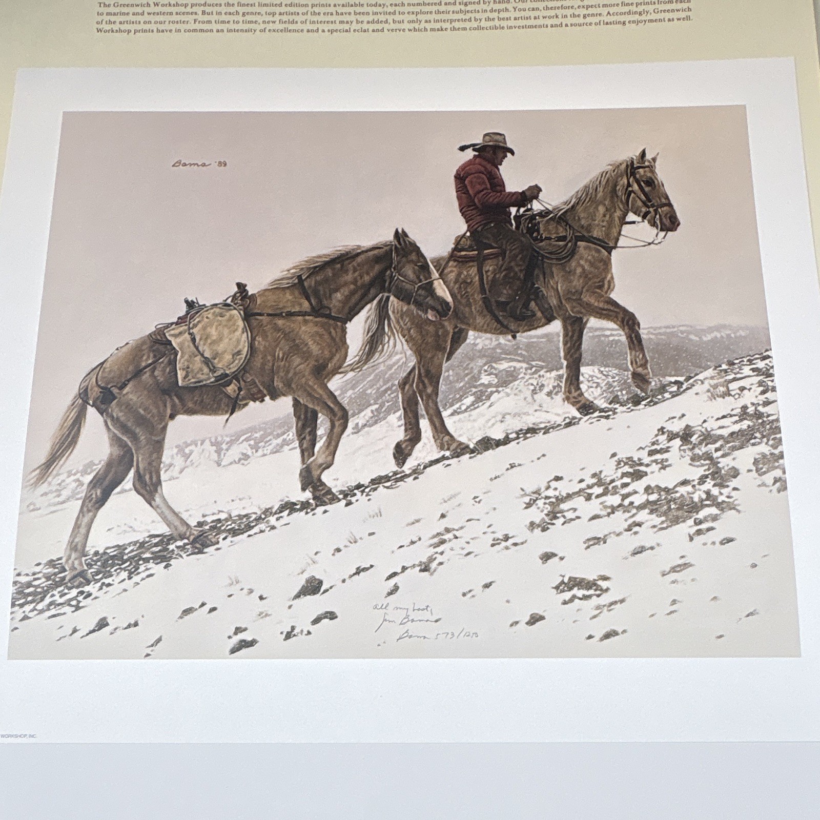 James Bama Signed Numbered Limited Ed Print \ James Bama Signed Numbered Limited Ed Print \