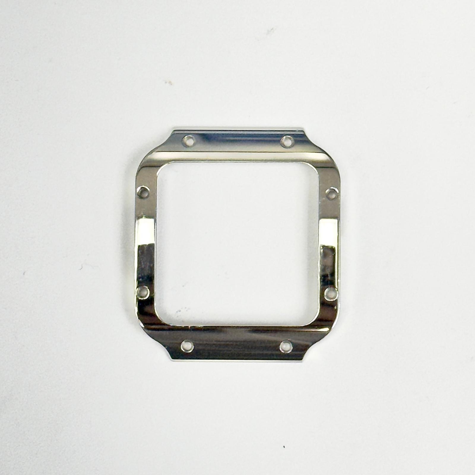 ORIGINAL FACTORY CARTIER SANTOS MID-SIZE STAINLESS STEEL BEZEL ORIGINAL FACTORY CARTIER SANTOS MID-SIZE STAINLESS STEEL BEZEL
