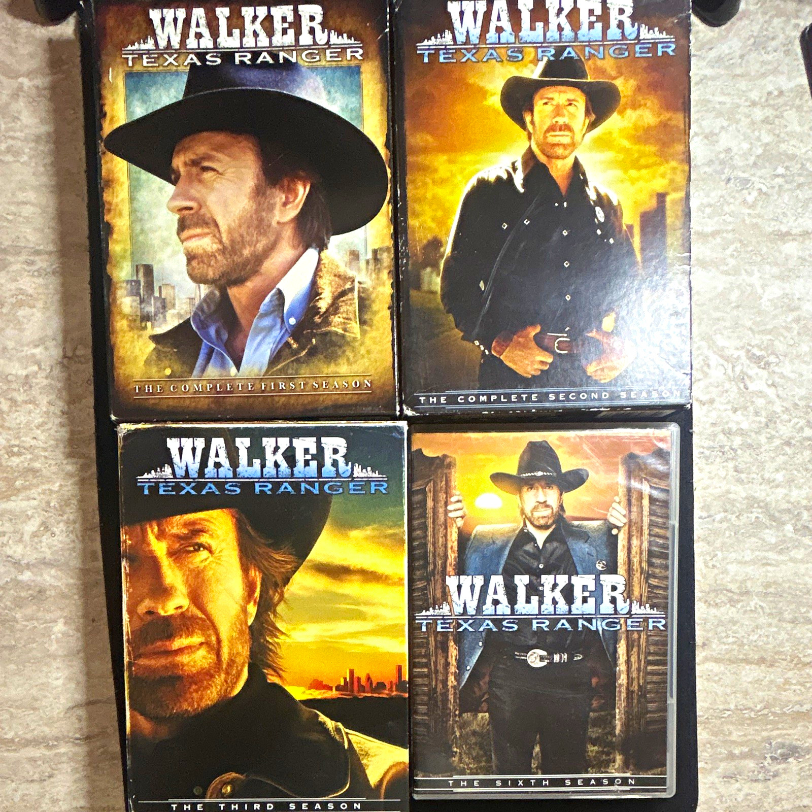 Walker, Texas Ranger Complete Seasons 1-3 & 6 DVD TV Series Chuck Norris Walker, Texas Ranger Complete Seasons 1-3 & 6 DVD TV Series Chuck Norris
