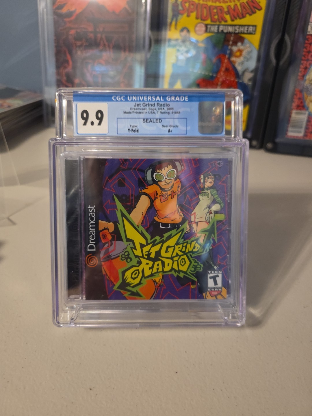 CGC 9.9 A+ - Jet Grind Radio Sega Dreamcast 2000 NEW - MINT CGC 9.9 A+ - Jet Grind Radio Sega Dreamcast 2000 NEW - MINT