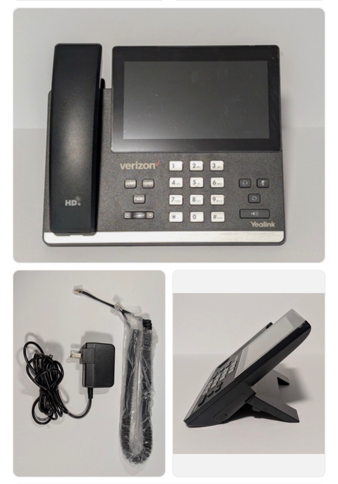 Verizon Yealink One Talk T67LTE 4G Desk Phone + Power Cord Verizon Yealink One Talk T67LTE 4G Desk Phone + Power Cord