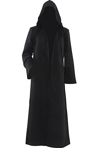 Men'S Cosplay Cloak Robe Costume Halloween Tunic Hooded Uniform