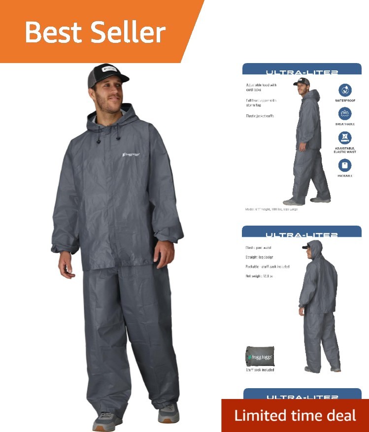 Men\'s Ultra-Lite2 2-Layer Waterproof Breathable Rain Suit Men\'s Ultra-Lite2 2-Layer Waterproof Breathable Rain Suit