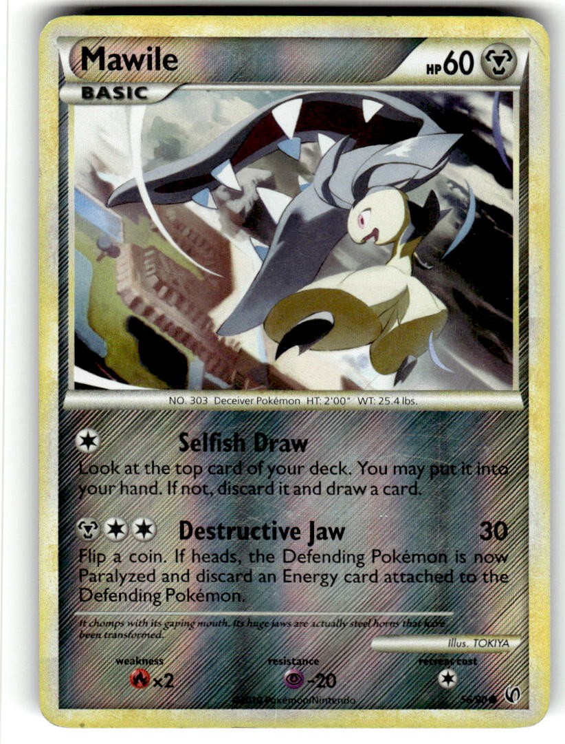 Mawile 56/90 Common Pokemon Reverse Holo Lightly Played Mawile 56/90 Common Pokemon Reverse Holo Lightly Played