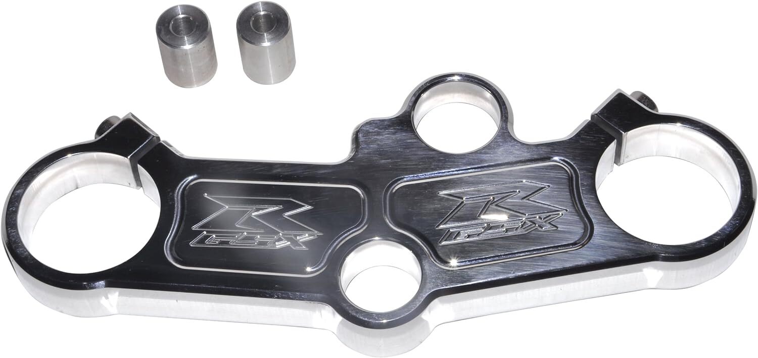 Triple Tree Top Clamp 03 - 04 Suzuki GSXR 1000 CNC Billet Aluminum Chrome USA
