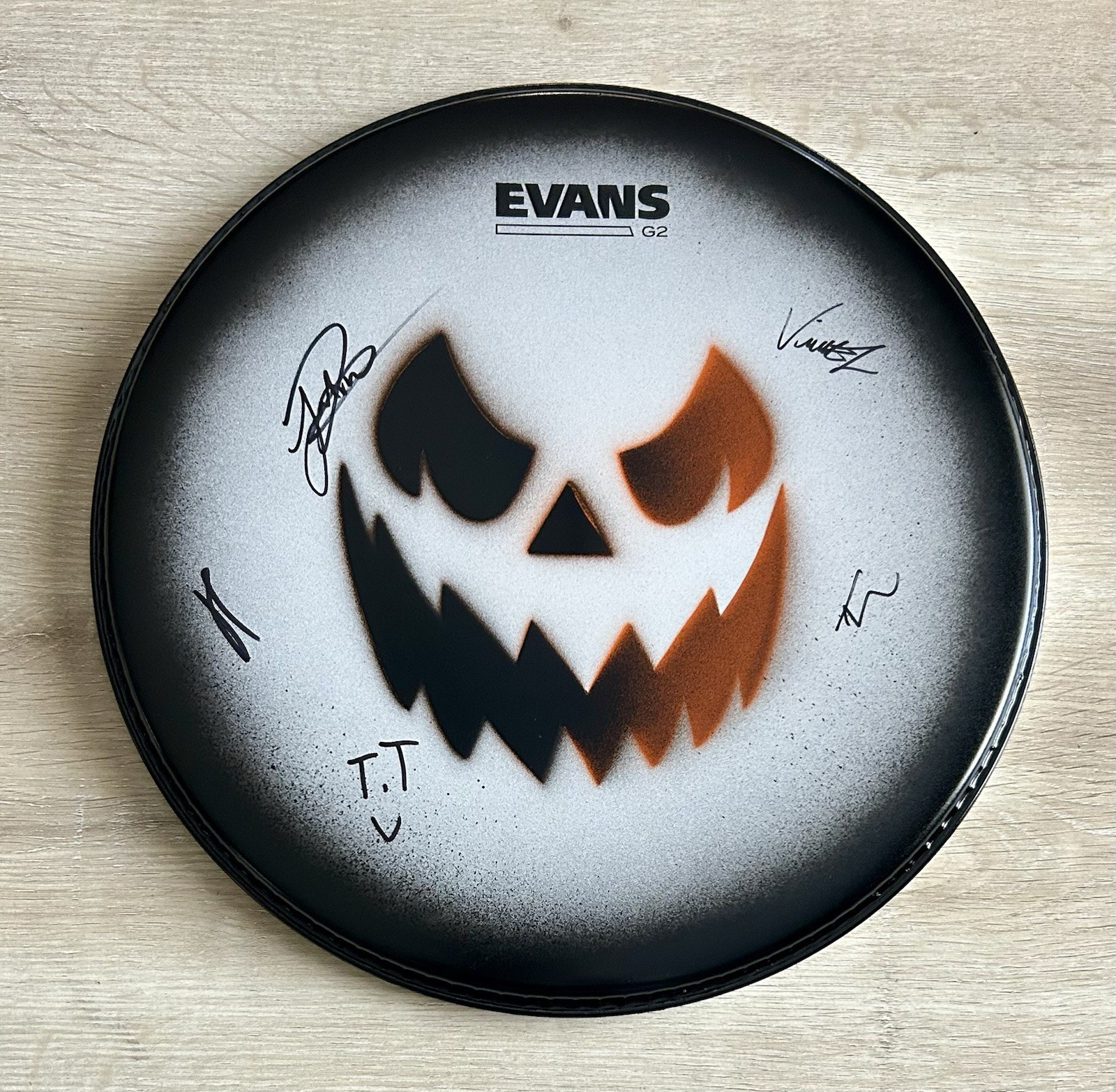 MAGNOLIA PARK SIGNED AUTOGRAPH X5 13”DRUMHEAD COA MAGNOLIA PARK SIGNED AUTOGRAPH X5 13”DRUMHEAD COA
