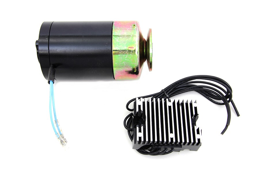 12 Volt Indian Alternator Black for Harley-Davidson 12 Volt Indian Alternator Black for Harley-Davidson