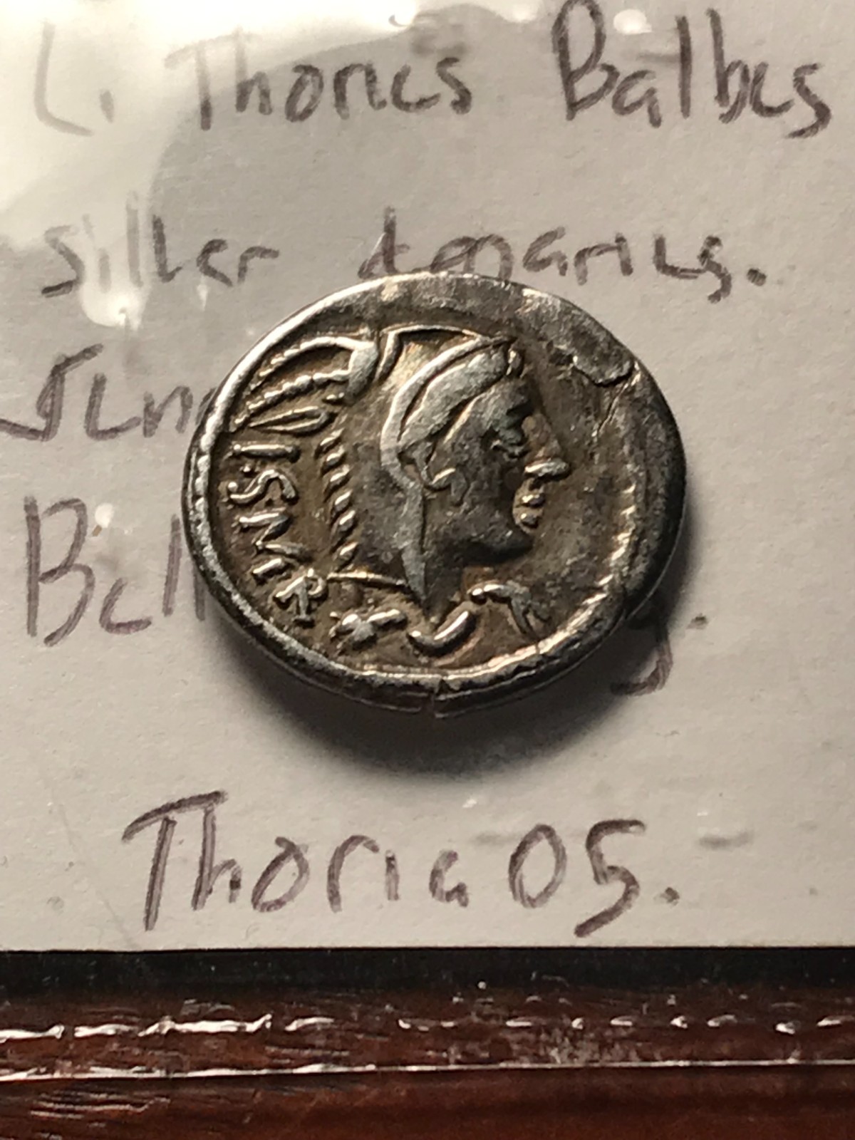 Roman Republic L.Thorius Balbus Denarius 105 b.c. Roman Republic L.Thorius Balbus Denarius 105 b.c.