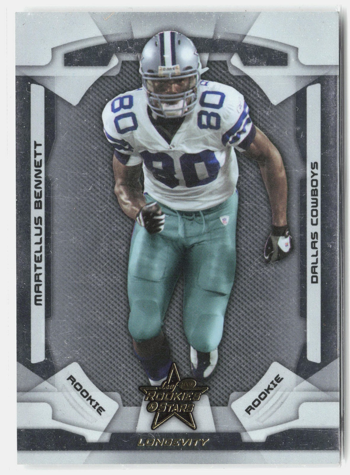 2008 Leaf Rookies & Stars #162 Martellus Bennett #/999