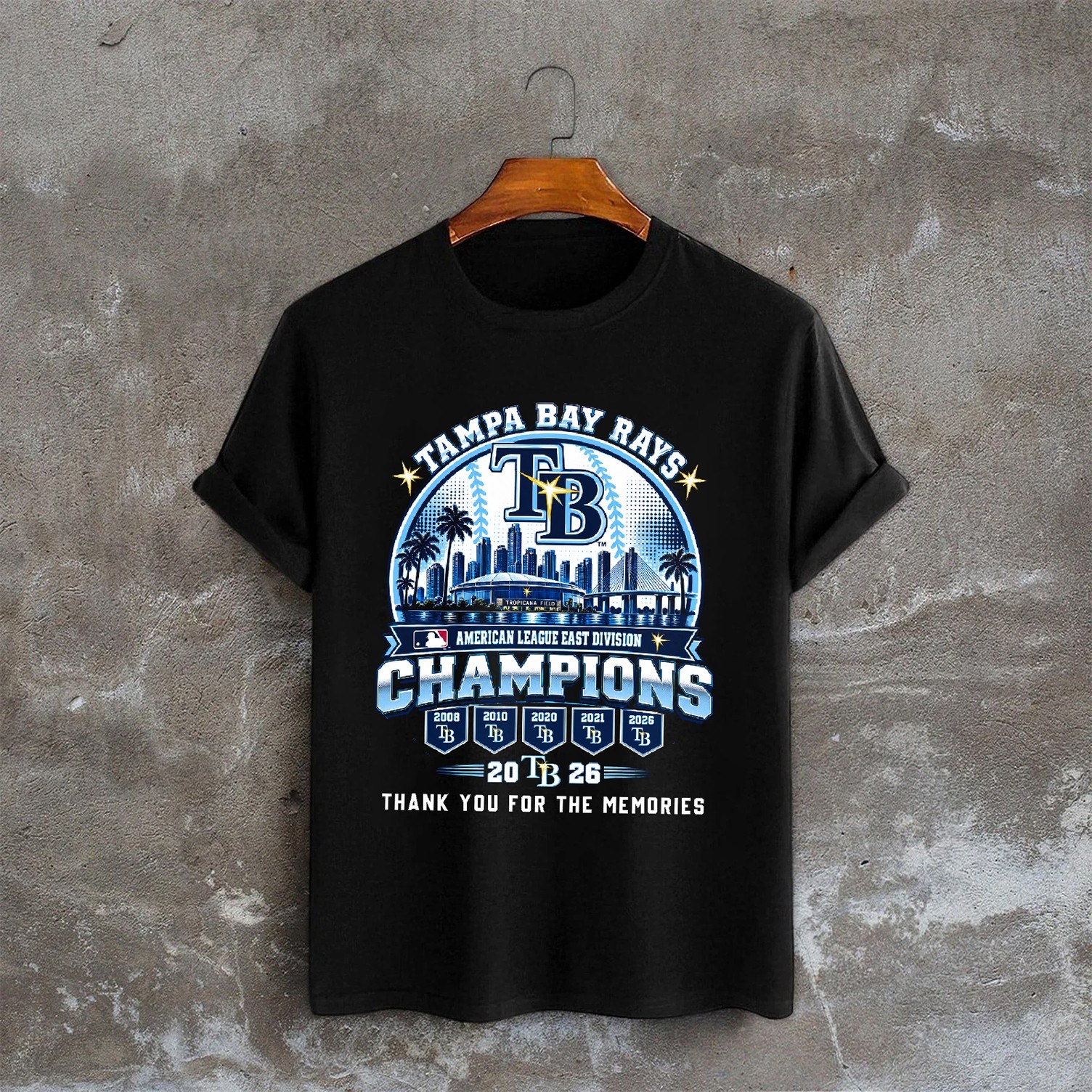 Tampa Bay Rays 2026 National League East Division Champions TShirt