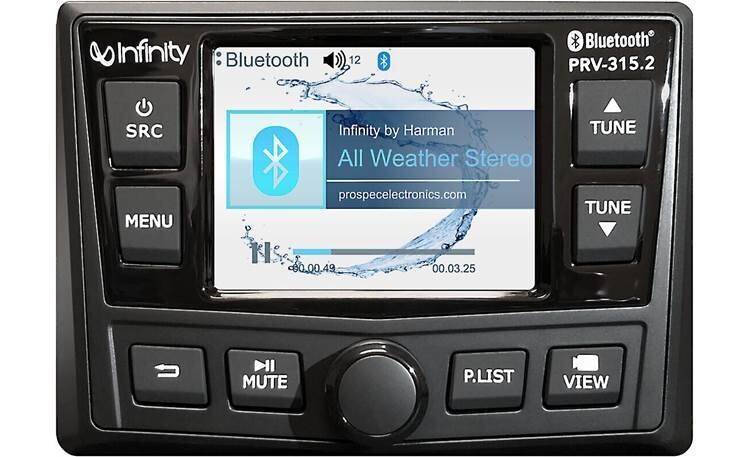 NEW Infinity PRV315.2 Marine Digital Media Receiver with Bluetooth NEW Infinity PRV315.2 Marine Digital Media Receiver with Bluetooth