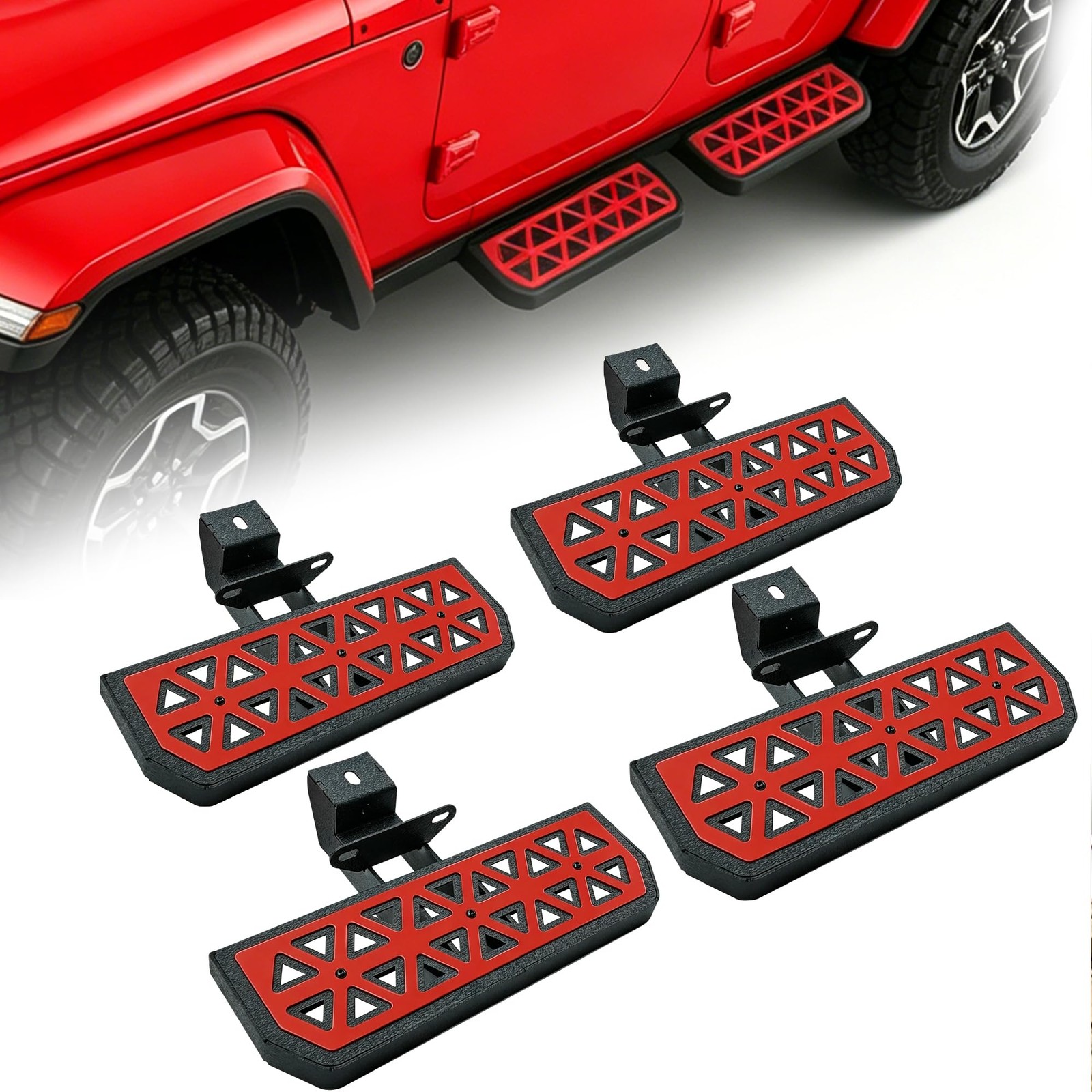 Running Boards Side Steps for 2019-2026 Jeep Gladiator JT 4 Door