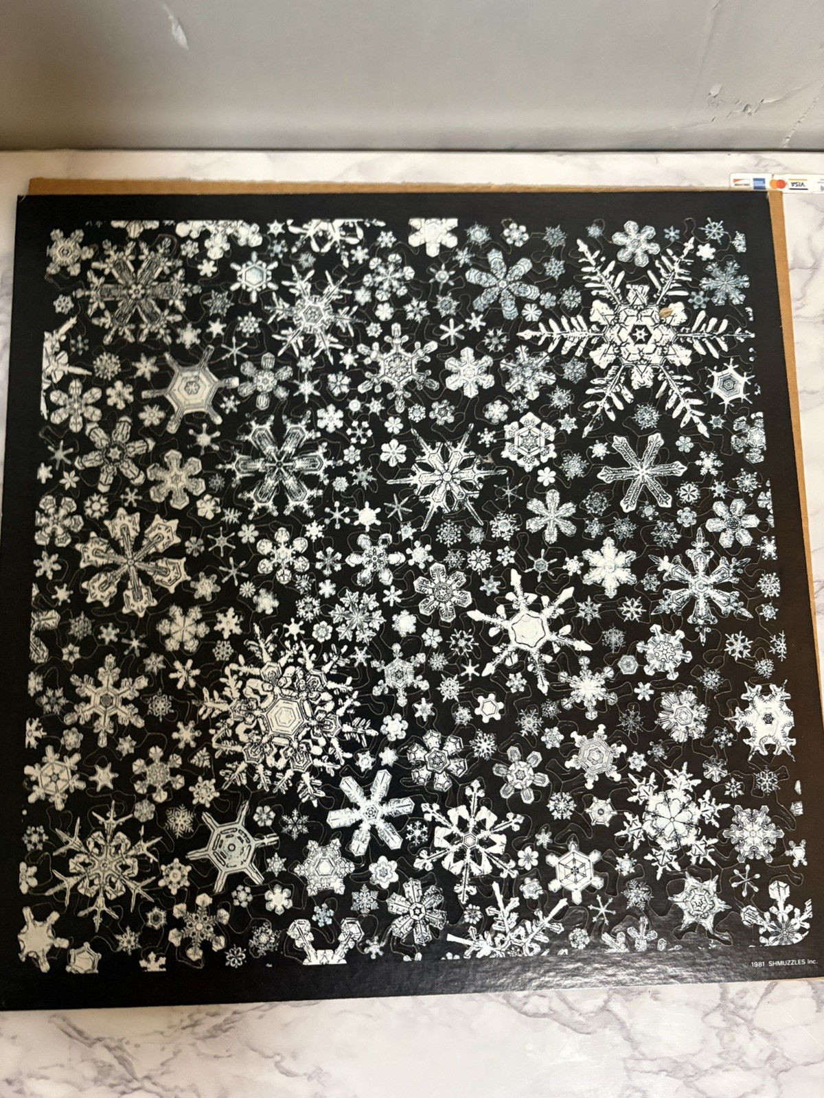 Vintage 1981 Shmuzzle Puzzle 168 Piece Snowflake Puzzle Open Box-Complete Vintage 1981 Shmuzzle Puzzle 168 Piece Snowflake Puzzle Open Box-Complete