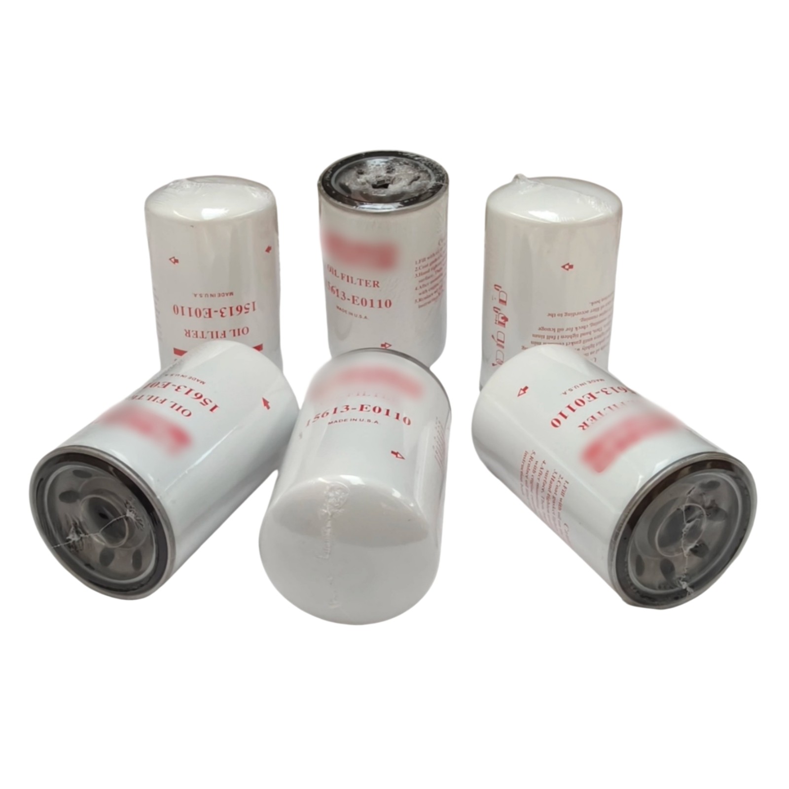 15613-E0110 15613E0110 New For Hino 258 268 338 2005 2006-2020 6Pcs Oil Filter