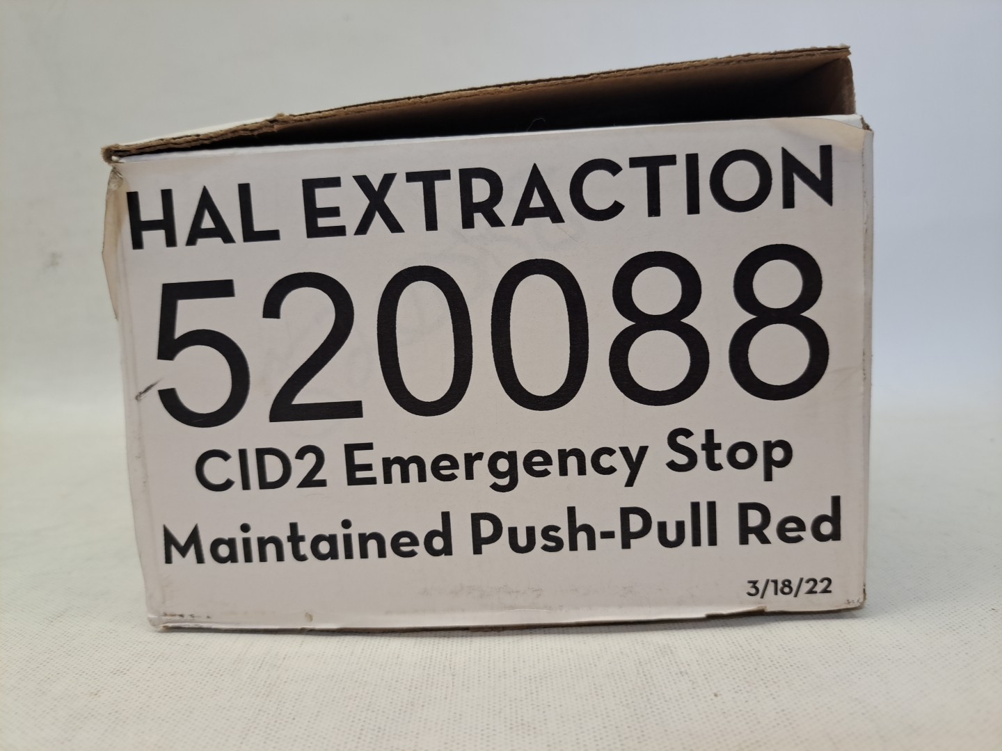 HAL Extraction 520088 CID2 Emergency Stop  NEW