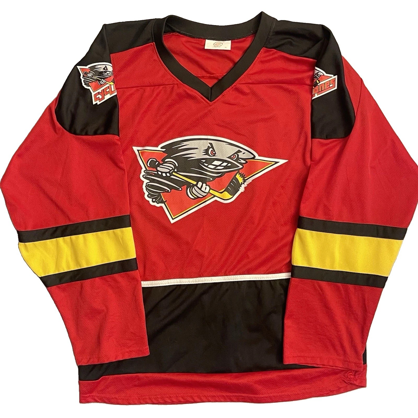Cincinnati Cyclones Hockey Jersey Men’s Size XL Ohio ECHL Promo SGA Cincinnati Cyclones Hockey Jersey Men’s Size XL Ohio ECHL Promo SGA