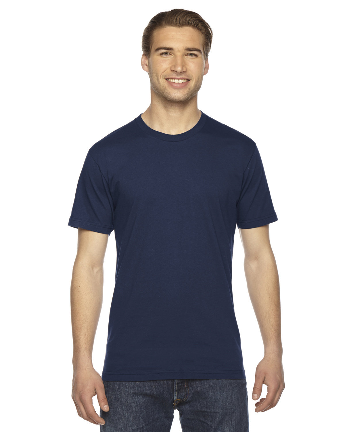 American Apparel Unisex Fine Jersey Short Sleeve Stylish Plain T Shirt 2001 American Apparel Unisex Fine Jersey Short Sleeve Stylish Plain T Shirt 2001