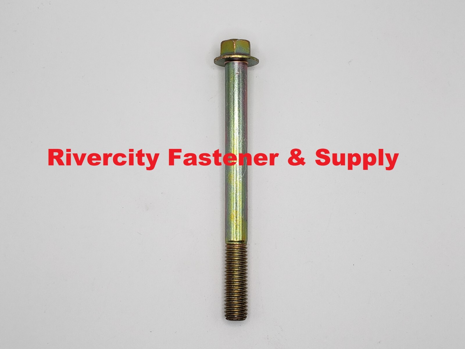 (1) M10-1.5x110 Hex Flange Bolt M10x1.5x110 DIN 6921 Screw M10x110 Grade 10.9
