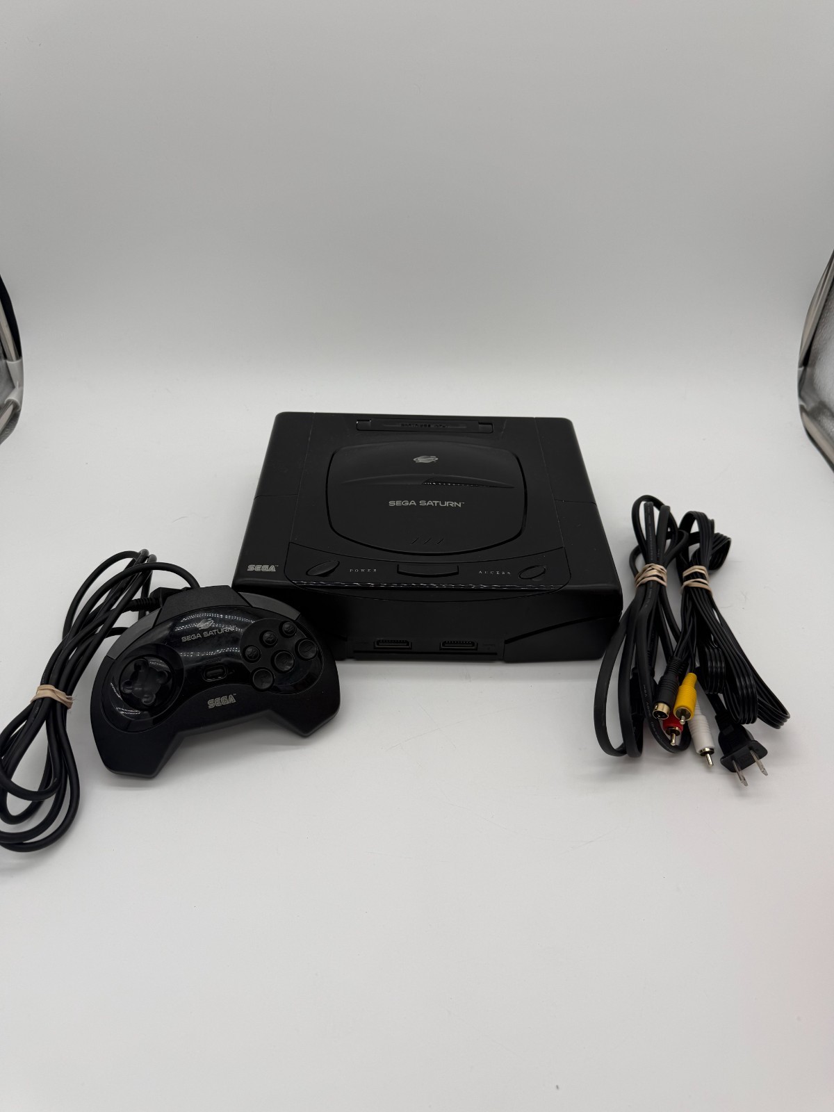 Sega Saturn Home Console - Black Tested Working Great Condition Sega Saturn Home Console - Black Tested Working Great Condition