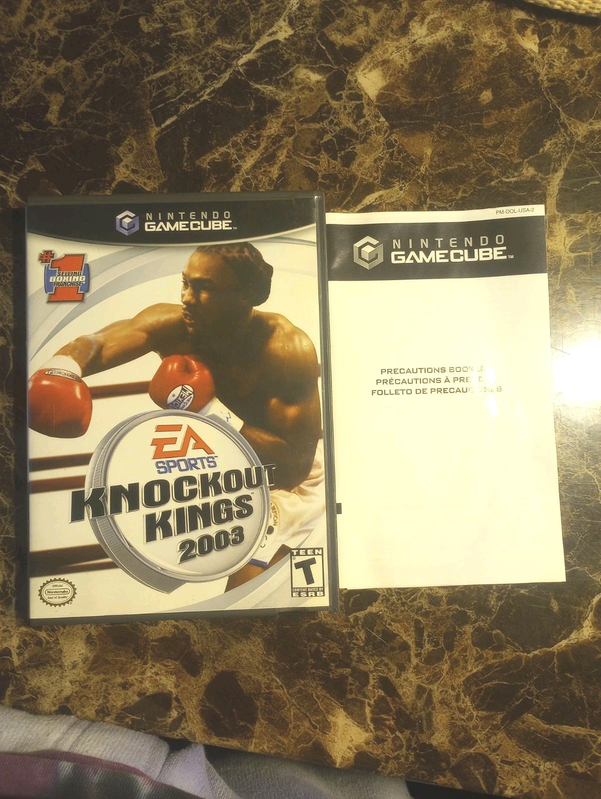 KNOCKOUT KINGS NINTENDO GAMECUBE 2003 EA SPORTS COMPLETE