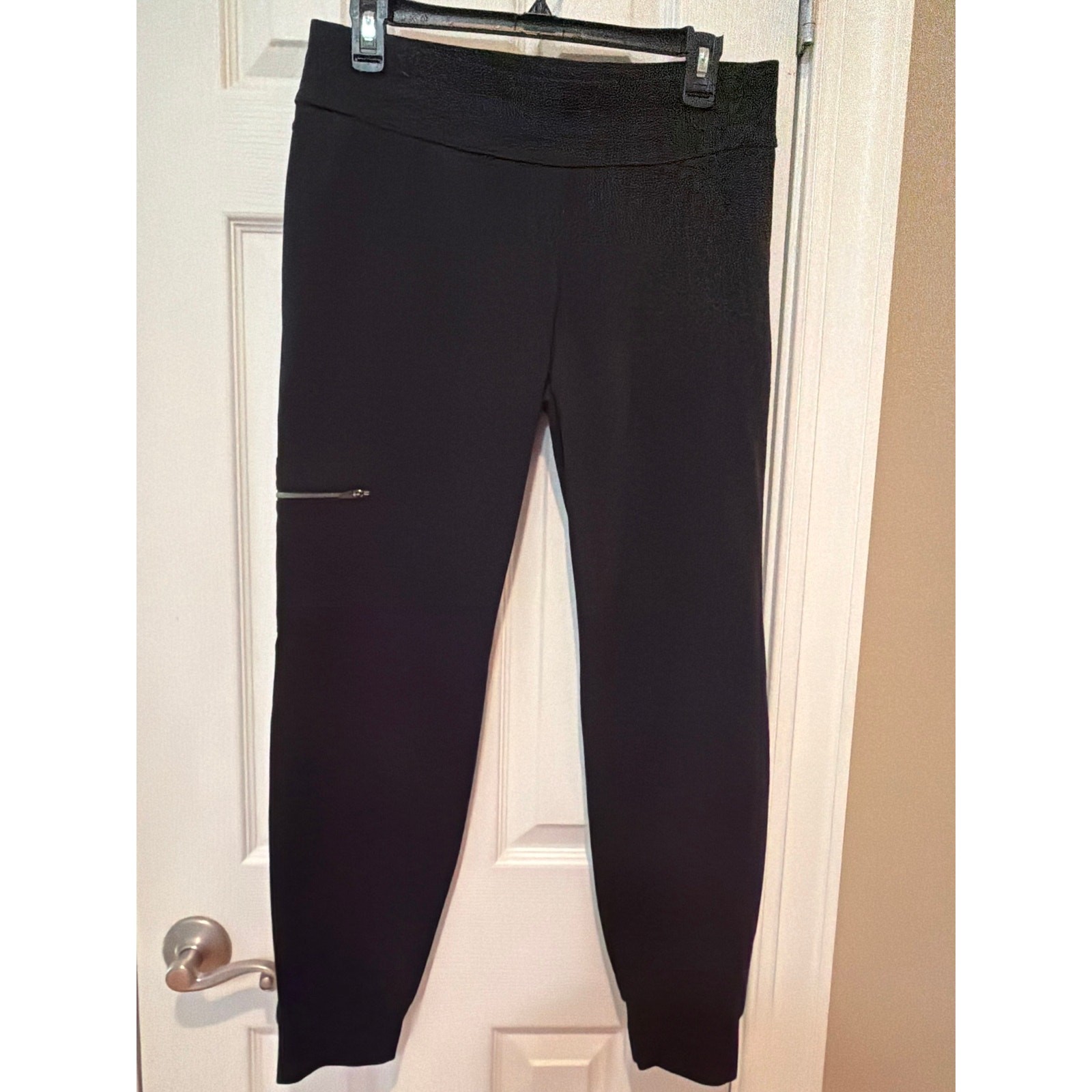 Athleta Metro Jogger Pants Black Size S Zip Cargo