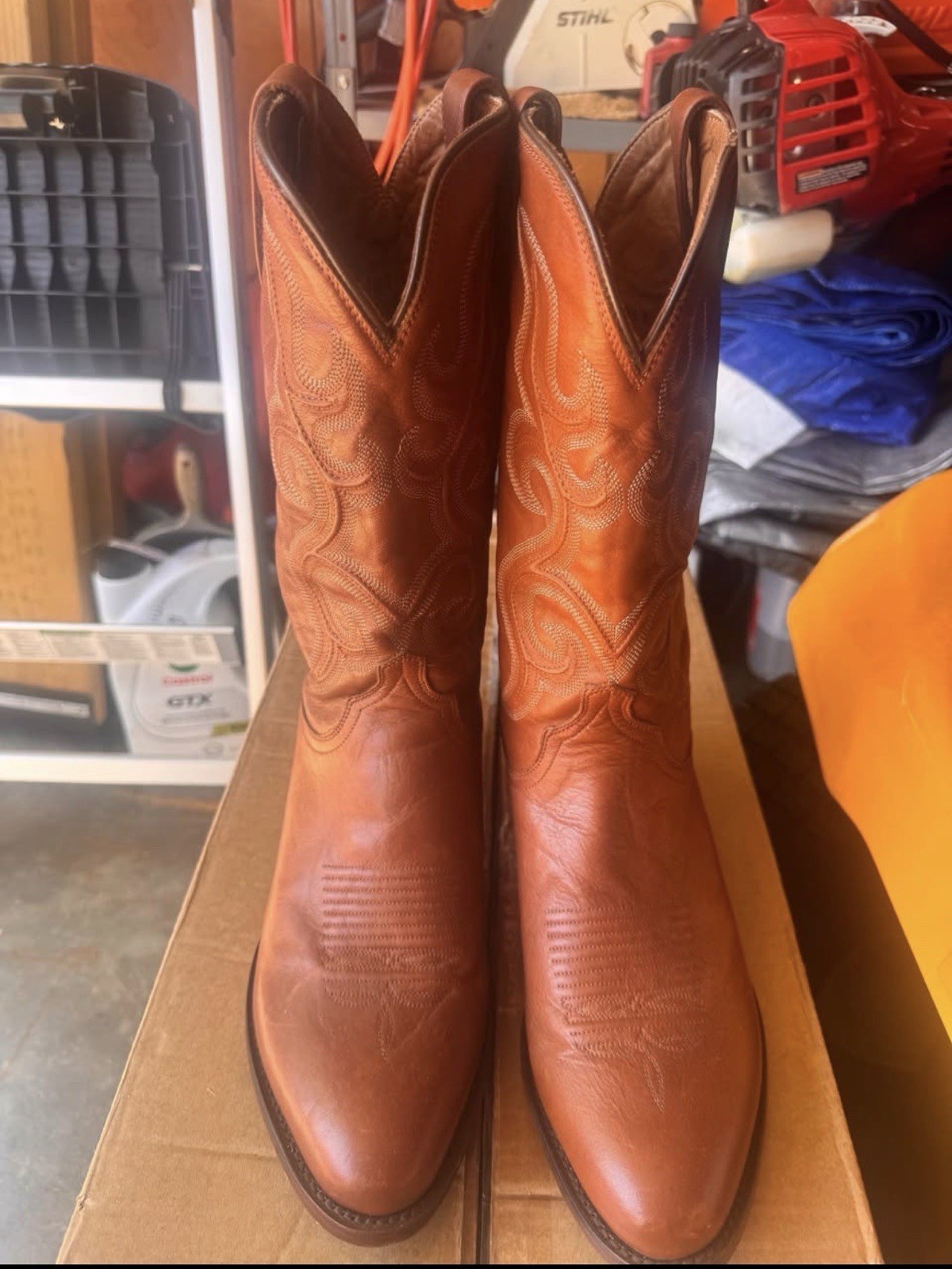 Lucchese Size 11 1/2 D Baker Cowboy Western Casual Dress Work Boot