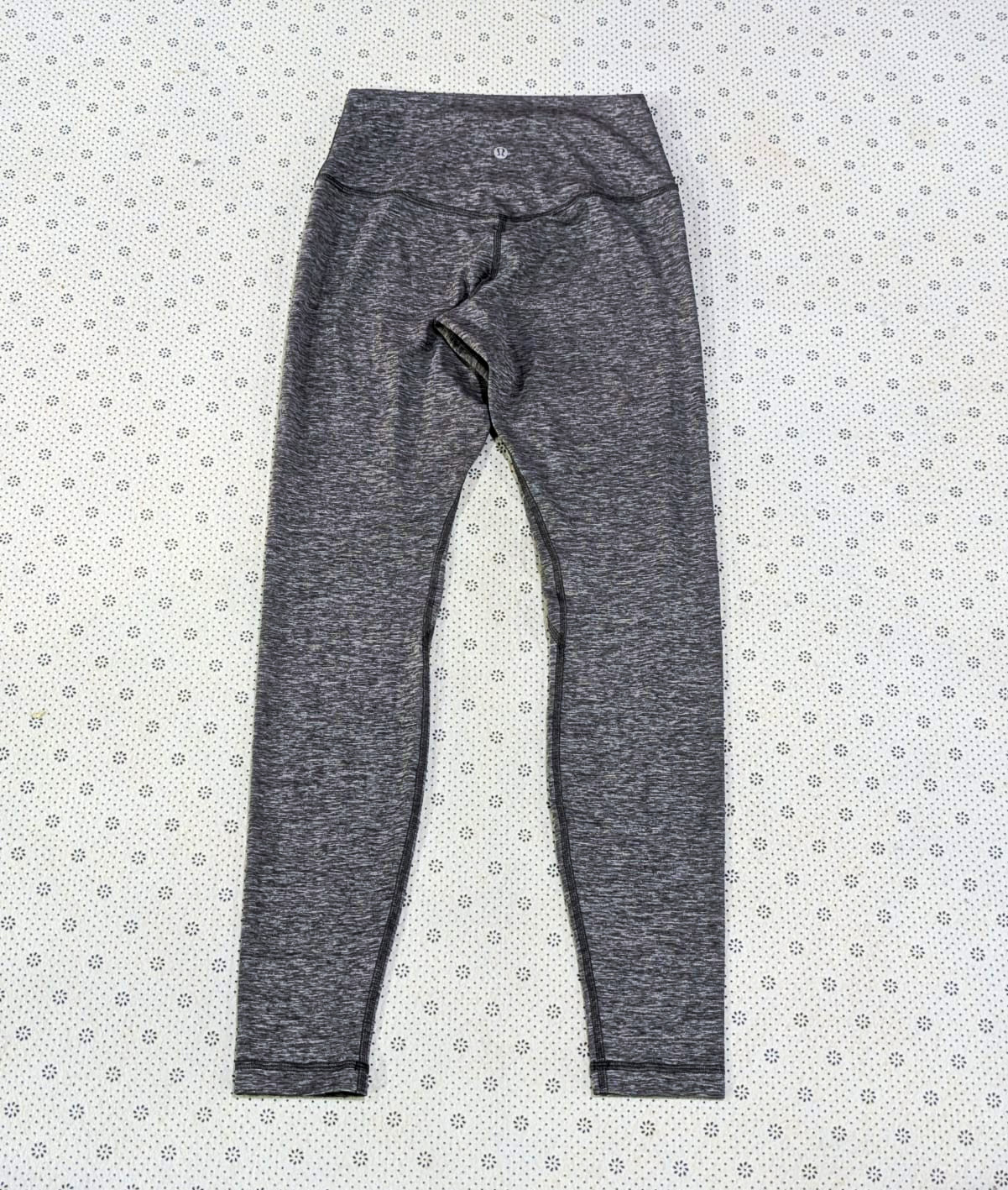 Lululemon Athletica Women’s Gray Heathered High Rise Ankle Yoga Leggings Size, 6
