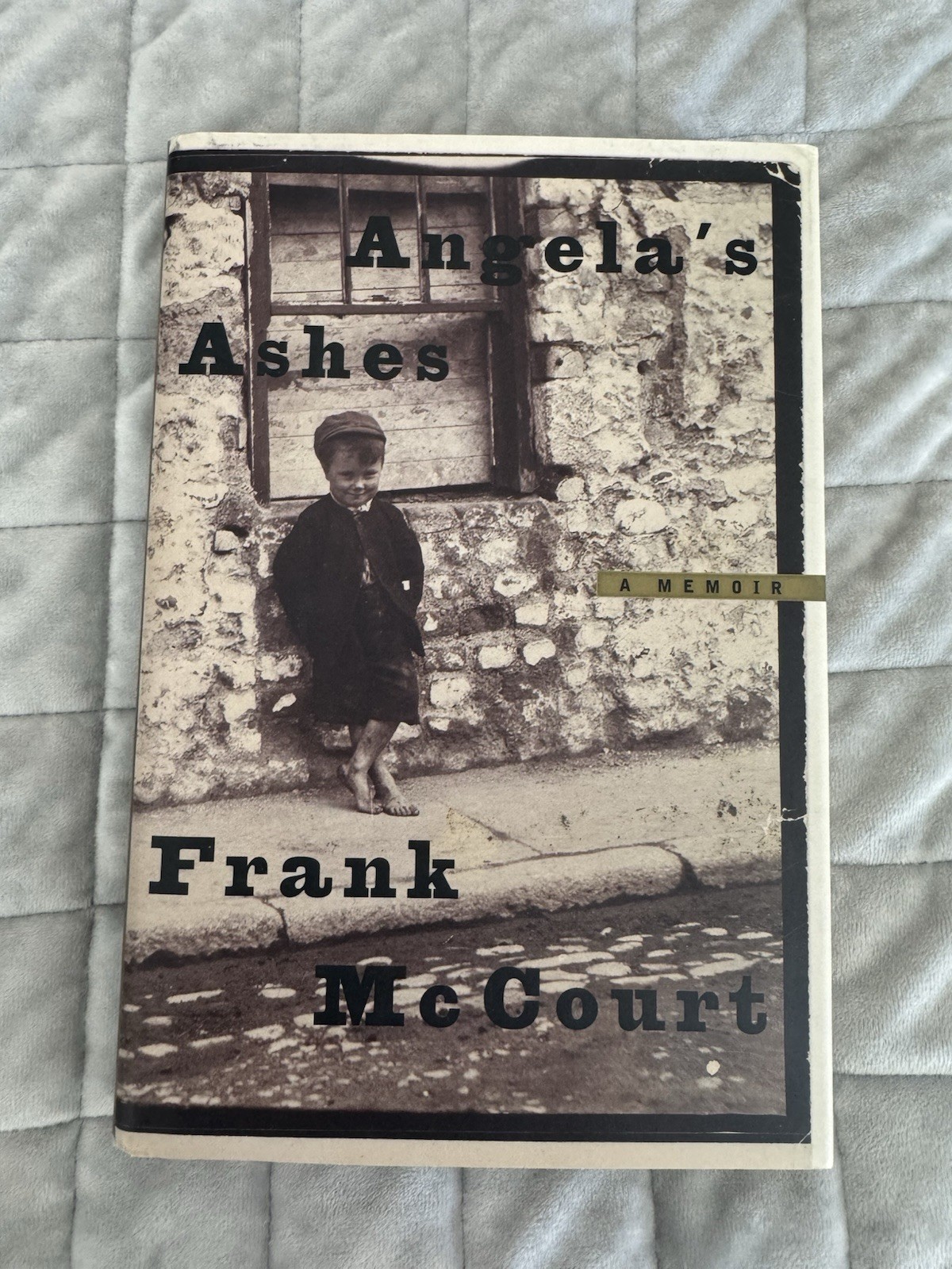SIGNED Angela\'s Ashes Frank McCourt Hardcover Dust Jacket + 1997 Event Ticket