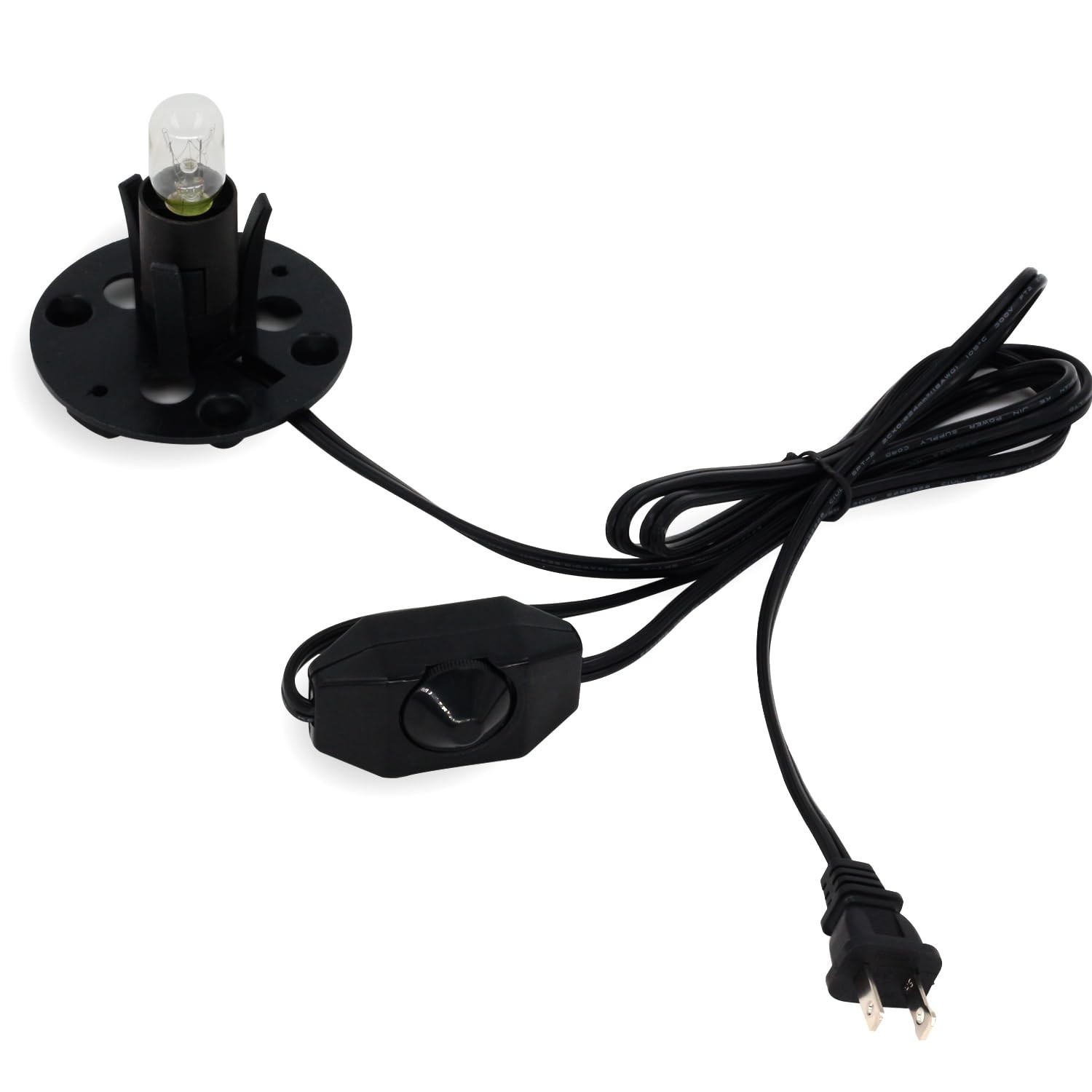 Salt Lamp Dimmer Control Power Cord Replacement 3/4\