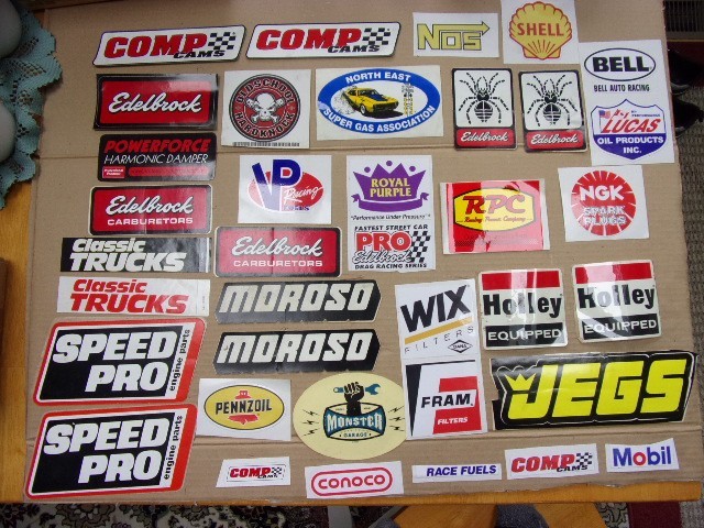 vintage hot rod rat rod stickers