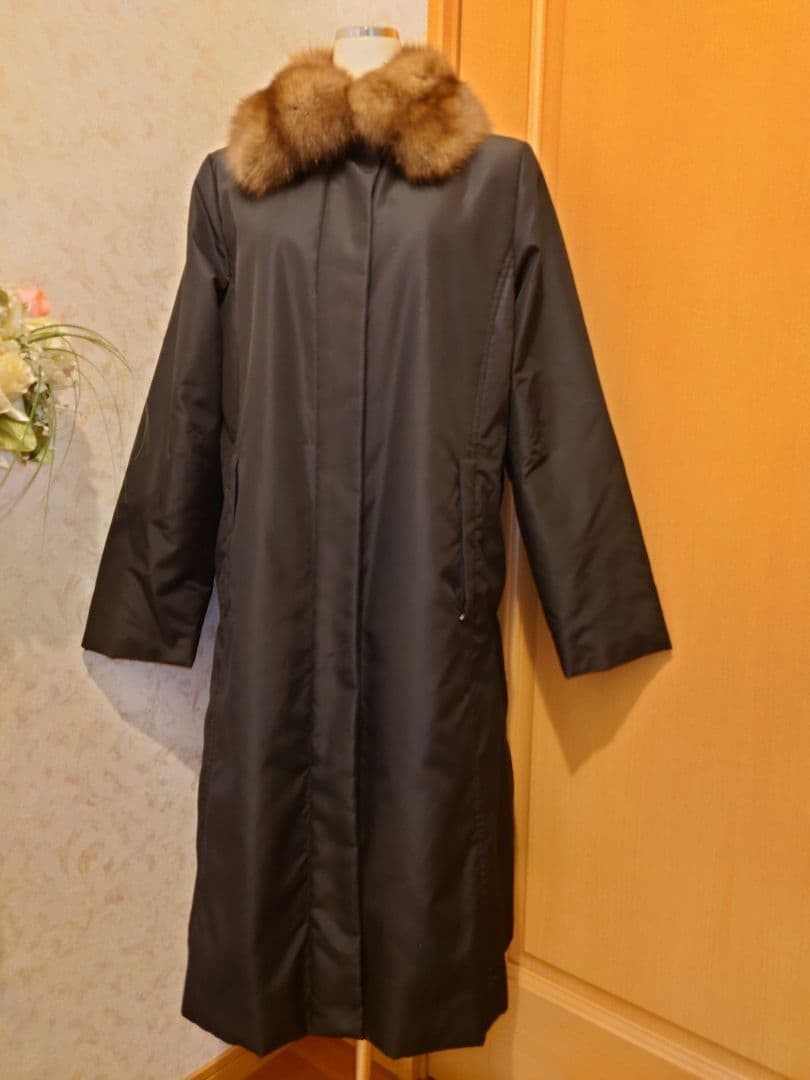 Authentic FOXEY Russian Sable Silk Coat Pre Owned Excellent