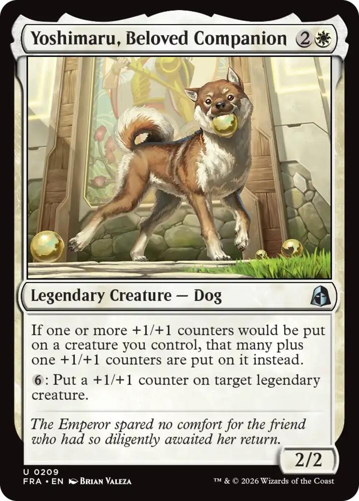 NM Yoshimaru, Beloved Companion, MTG, Reality Fracture, Magic the Gathering, 209