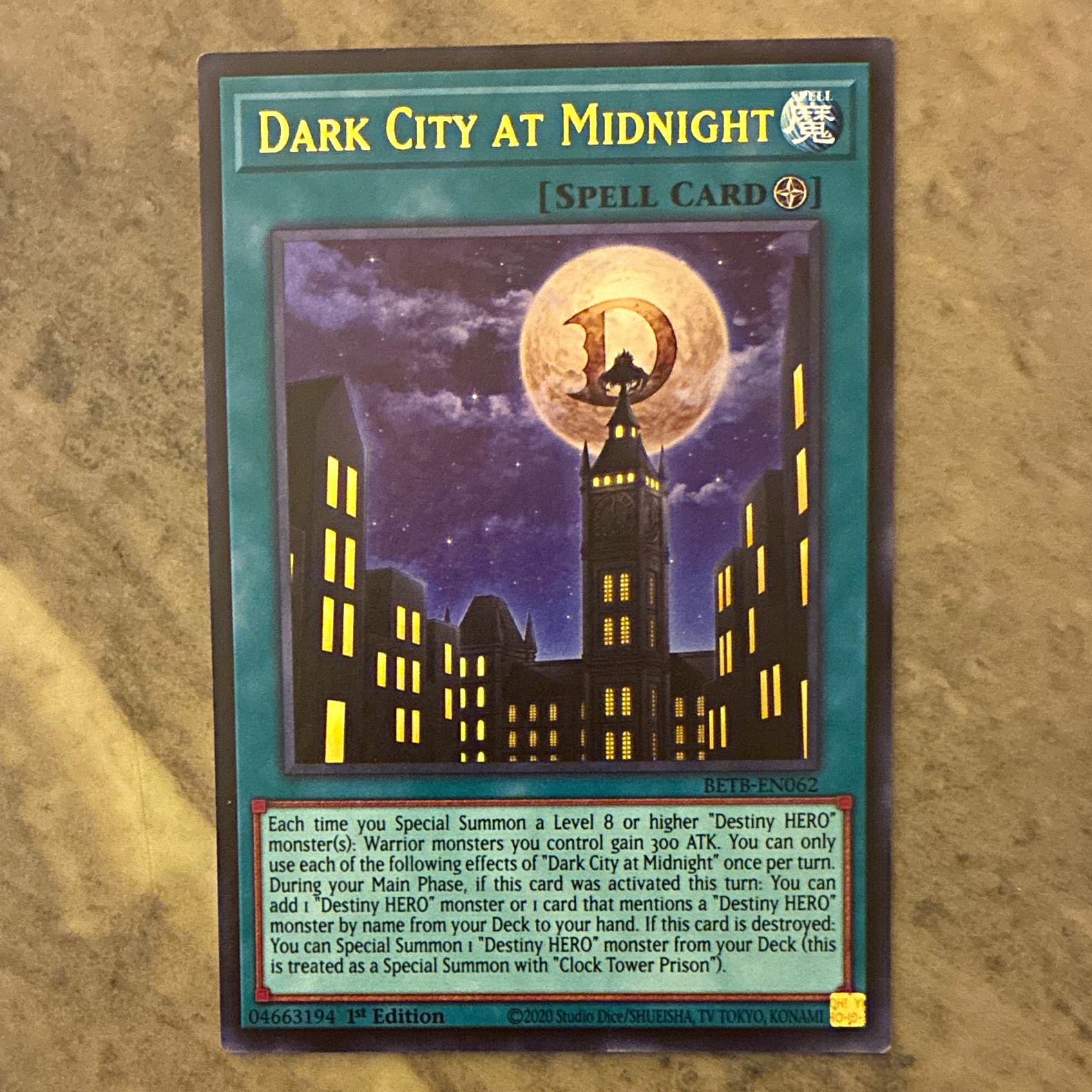 Yugioh TCG - Dark City at Midnight - Ultra Rare - BETB-EN062 - Beyond the Brave