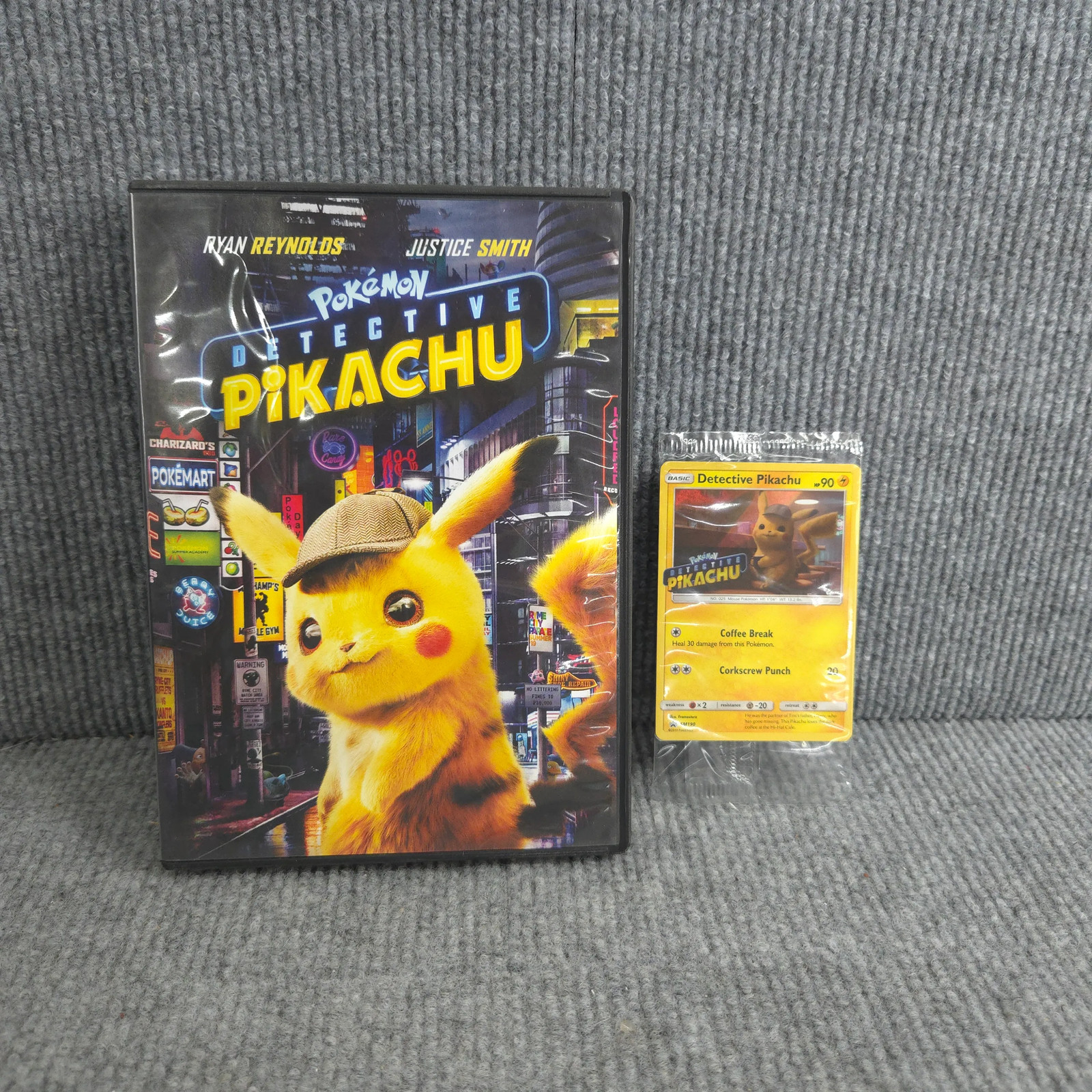 Pokemon Detective Pikachu DVD w/ SM190 Sealed Promo Card Resurfaced