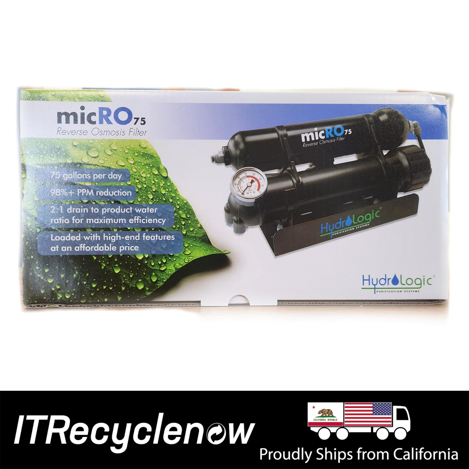 New HydroLogic MicRO 75 RO Filter System 75 GPD - Save On Filter Replacements