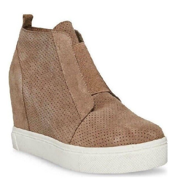 Steve Madden Wedge Sneaker, Heel Sneaker Shoes Side Zipper *CHOOSE SIZE AND COLO Steve Madden Wedge Sneaker, Heel Sneaker Shoes Side Zipper *CHOOSE SIZE AND COLO