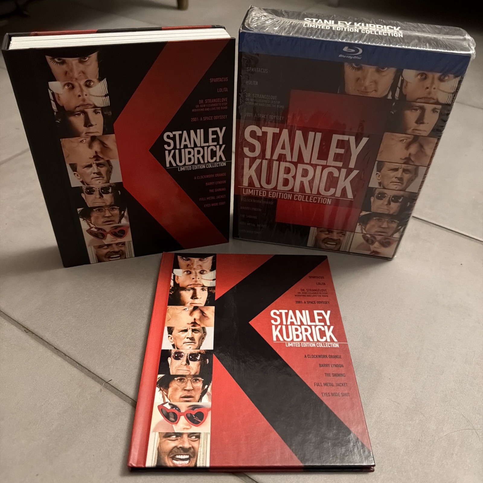 STANLEY KUBRICK Limited Collection Blu-ray Box Set 9 Movies, 10 Discs Book U.S. STANLEY KUBRICK Limited Collection Blu-ray Box Set 9 Movies, 10 Discs Book U.S.